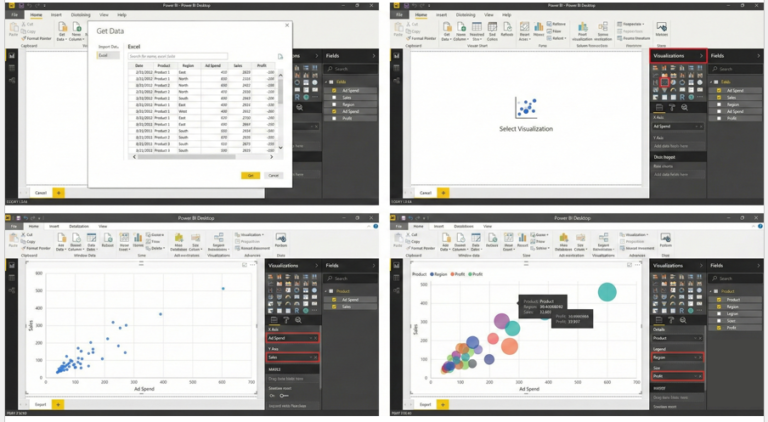 Scatter Chart PowerBI - Komunitas Power BI Indonesia